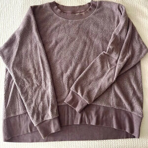 Zella Crewneck Sweatshirt Light Purple Size Large